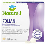 Naturell Folian, folic acid 400 µg, 60 tablets Naturell Folian, folic acid 400 µg, 60 tablets