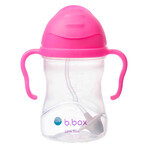 B.Box, bottle with straw, pink pomegranate, from 6 months, 240 ml B.Box, bottle with straw, pink pomegranate, from 6 months, 240 ml