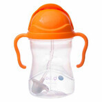 B.Box, sticlă cu pai, portocaliu, de la 6 luni, 240 ml B.Box, sticlă cu pai, portocaliu, de la 6 luni, 240 ml