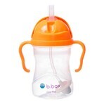 B.Box, sticlă cu pai, portocaliu, de la 6 luni, 240 ml B.Box, sticlă cu pai, portocaliu, de la 6 luni, 240 ml