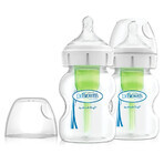 Dr Browns Options+, biberon anti-colique, à col large, avec tétine, 2 x 150 ml Dr Browns Options+, biberon anti-colique, à col large, avec tétine, 2 x 150 ml