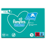 Pampers Fresh Clean, wet wipes, 12 x 52 pcs Pampers Fresh Clean, wet wipes, 12 x 52 pcs