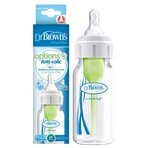 Dr Brown's Standard Anti-Colic Bottle Options + Narrow Neck 0m+ Teat 120ml Dr Brown's Standard Anti-Colic Bottle Options + Narrow Neck 0m+ Teat 120ml