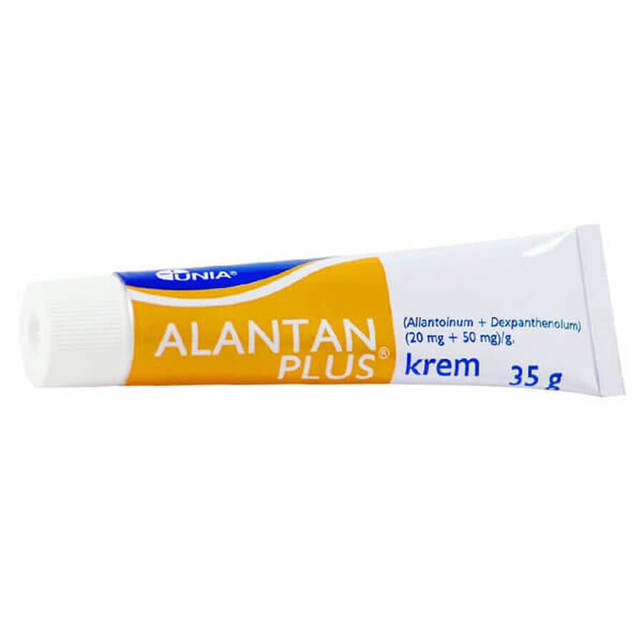Alantan Plus (20 mg + 50 mg)/g, crema, 35 g Alantan Plus (20 mg + 50 mg)/g, crema, 35 g