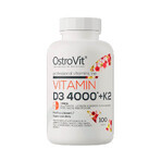 Vitamina D3 4000 + K2, 100 compresse, OstroVit Vitamina D3 4000 + K2, 100 compresse, OstroVit