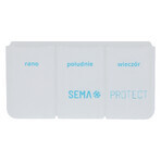 SEMA Protect, dag medicijnkoffer, 3-kamer SEMA Protect, dag medicijnkoffer, 3-kamer