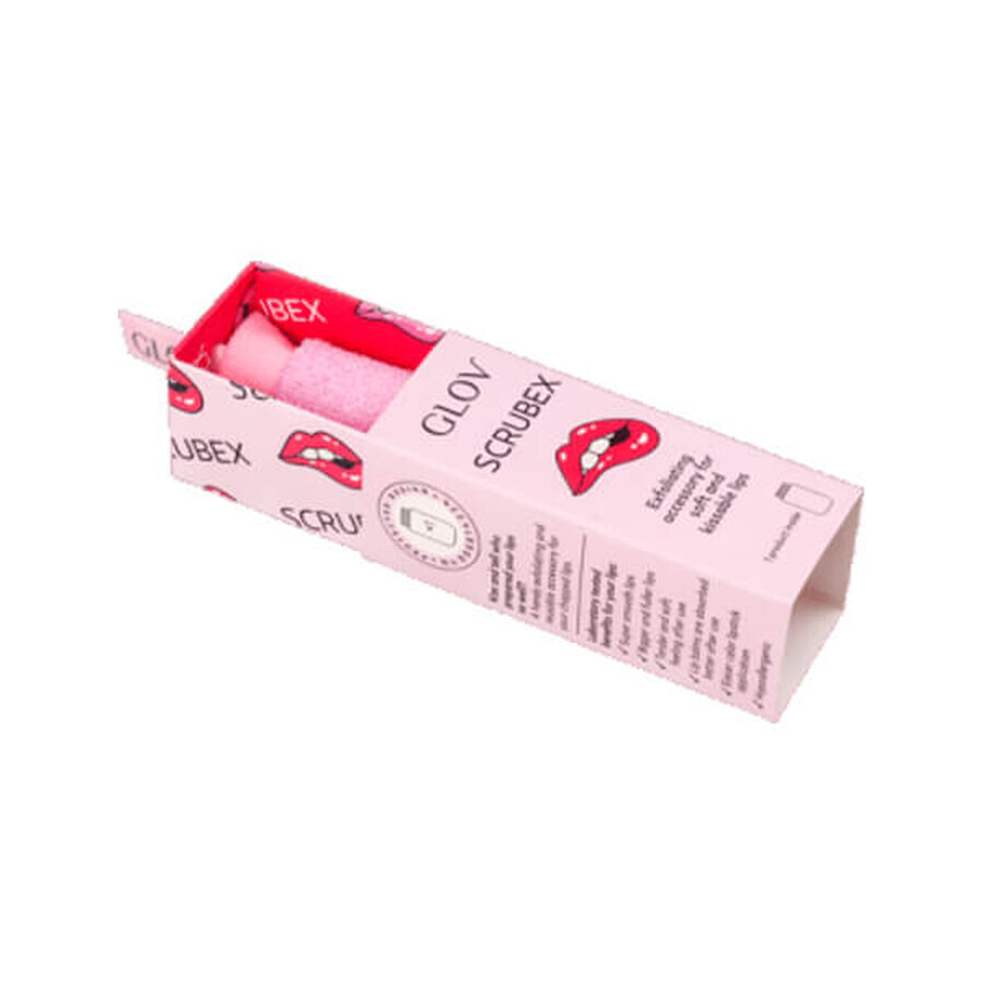 Glov Scrubex, accessorio per la pulizia e la cura delle labbra, 1 pezzo Glov Scrubex, accessorio per la pulizia e la cura delle labbra, 1 pezzo