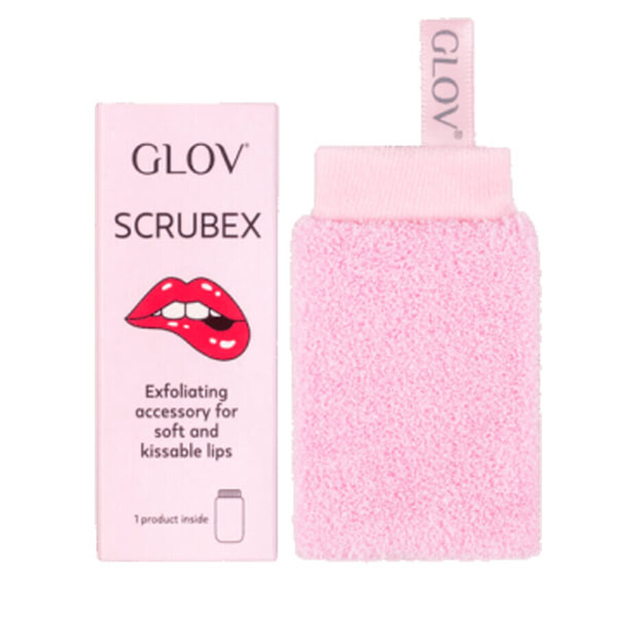 Glov Scrubex, accessorio per la pulizia e la cura delle labbra, 1 pezzo Glov Scrubex, accessorio per la pulizia e la cura delle labbra, 1 pezzo