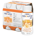 Resource 2.0, nutritional preparation, pineapple-mango flavor, 4 x 200 ml Resource 2.0, nutritional preparation, pineapple-mango flavor, 4 x 200 ml