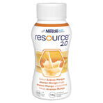 Resource 2.0, nutritional preparation, pineapple-mango flavor, 4 x 200 ml Resource 2.0, nutritional preparation, pineapple-mango flavor, 4 x 200 ml