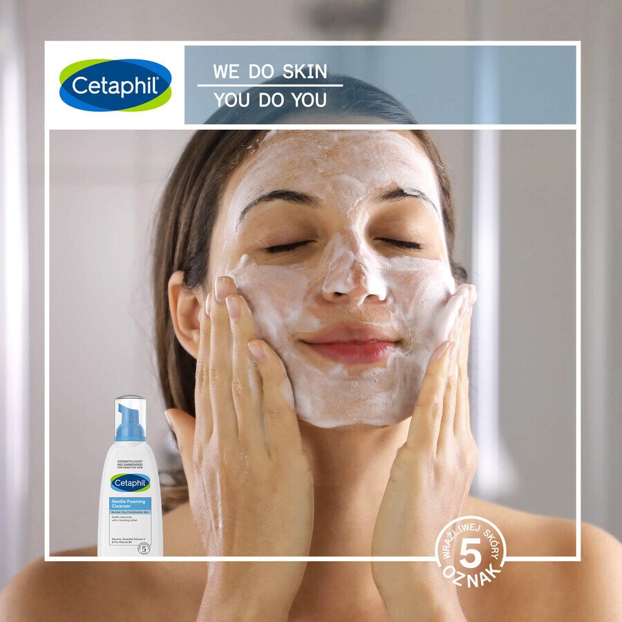 Cetaphil Mild Foaming Facial Cleanser, Normal, Dry & Combination Skin, 236ml