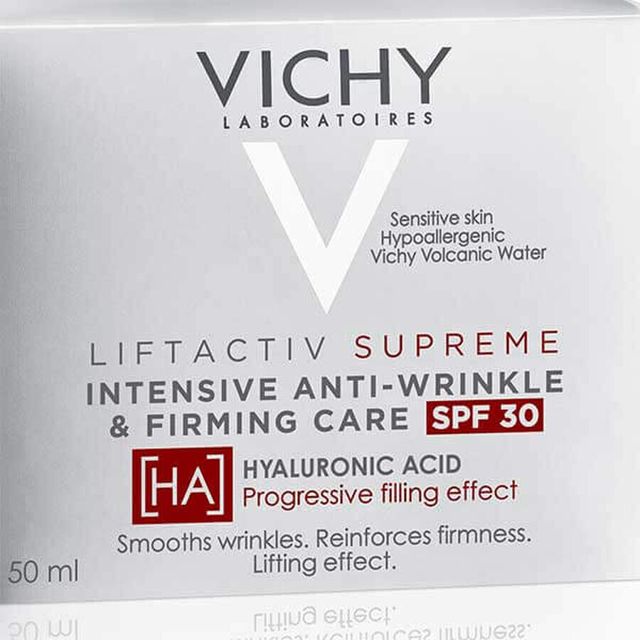 Vichy Liftactiv Supreme, crema intensiva antirughe e rassodante, SPF 30, 50 ml