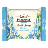 Green Pharmacy, bar soap, blue iris, argan oil, 100 g
