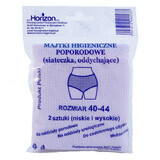 Horizon, postpartum underpants, reusable, mesh, size 40-44, 2 pieces