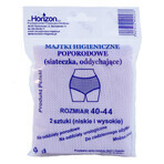 Horizon, postpartum underpants, reusable, mesh, size 40-44, 2 pieces Horizon, postpartum underpants, reusable, mesh, size 40-44, 2 pieces