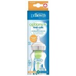 Dr Browns Options+ Anti-Colic Bottle, Wide Neck, with Teat, 0-3 Months, 270ml Dr Browns Options+ Anti-Colic Bottle, Wide Neck, with Teat, 0-3 Months, 270ml
