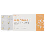 SEMA Lab Vitamin A+E 2500 IU + 20 mg, 30 soft capsules