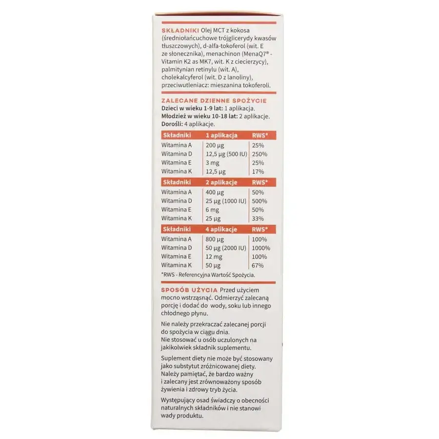 Aura Herbals Vitamin ADEK for the family, drops, 50 ml