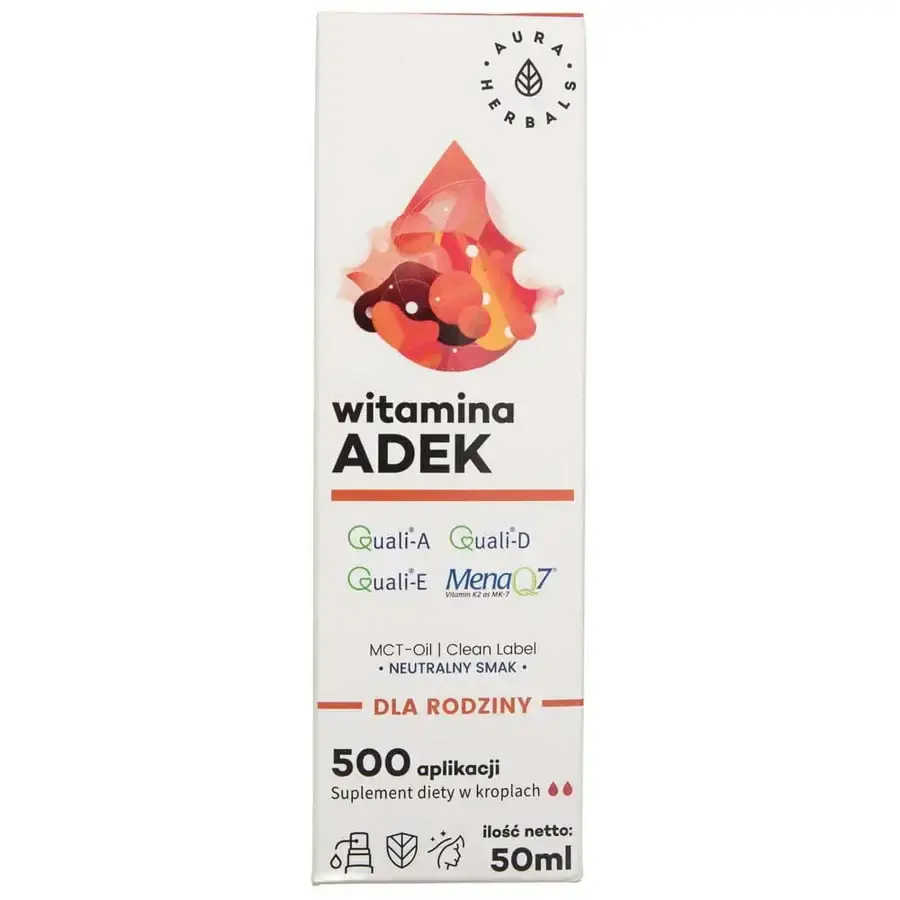 Aura Herbals Vitamin ADEK for the family, drops, 50 ml