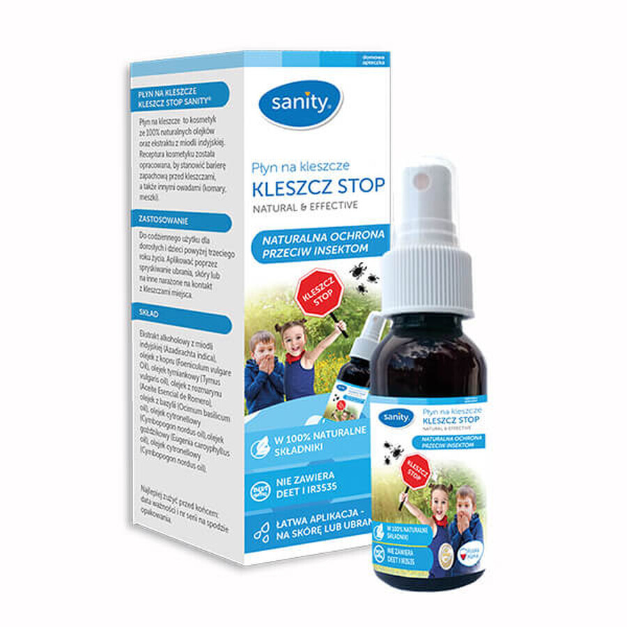 Cumpără Sanity Tick Stop, repelent pentru căpușe, 60 ml Sanity Tick Stop, repelent pentru căpușe, 60 ml