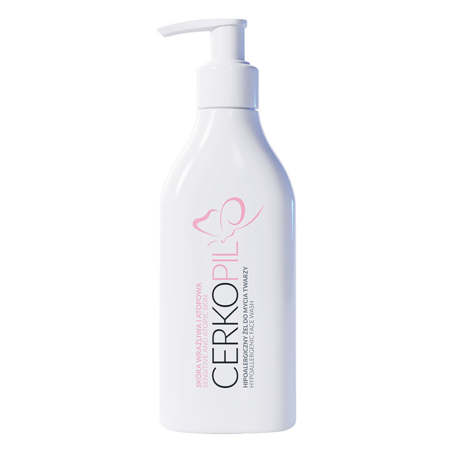 Buy Cerkopil, hypoallergenic facial cleansing gel, sensitive and atopic skin, 200 ml Cerkopil, hypoallergenic facial cleansing gel, sensitive and atopic skin, 200 ml