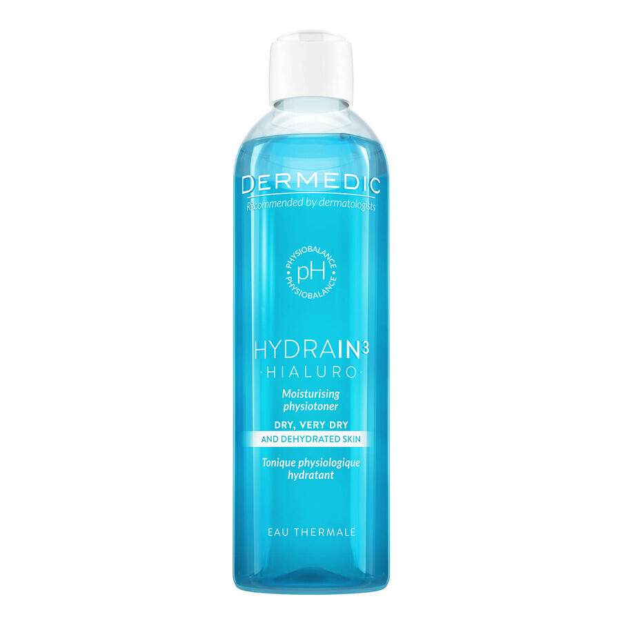 Dermedic Hydrain 3 Hialuro, facial moisturizer, dehydrated, dry and very dry skin, 200 ml