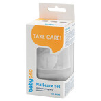 BabyOno, nail care set for babies and children, white, 398/03 BabyOno, nail care set for babies and children, white, 398/03