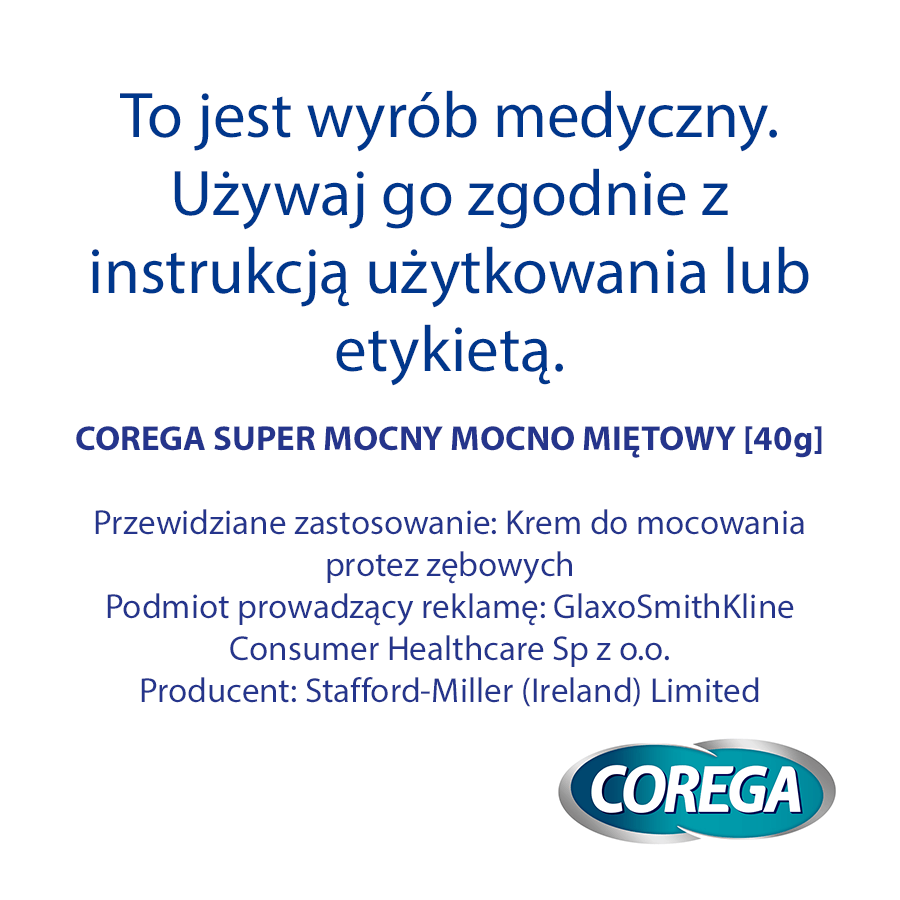 Buy Corega Frisch Denture Fixing Cream Strong Mint 40g Corega Frisch Denture Fixing Cream Strong Mint 40g