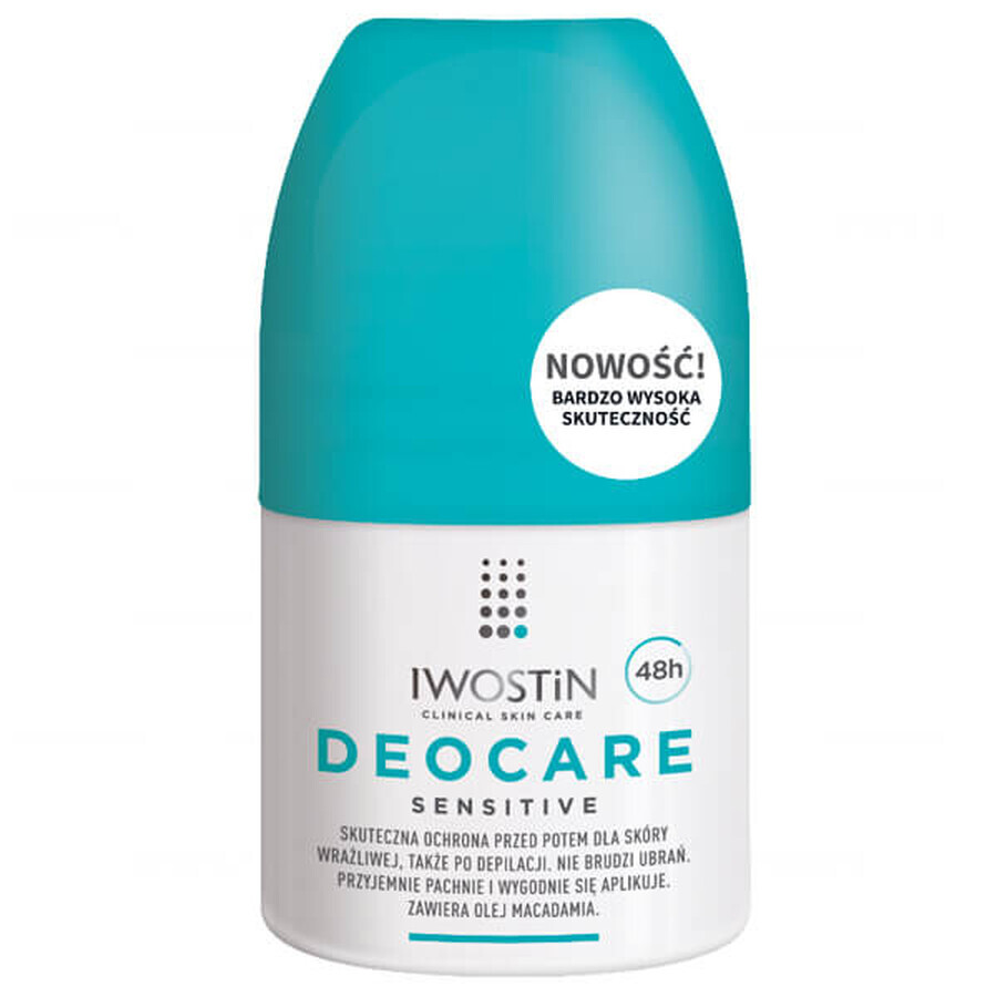Buy Iwostin Deocare Sensitive, antiperspirant for sensitive skin, roll-on, 50 ml Iwostin Deocare Sensitive, antiperspirant for sensitive skin, roll-on, 50 ml