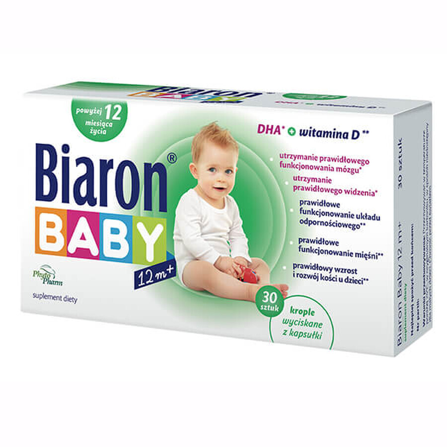 Winkel op Biaron Baby 12m+, voor kinderen vanaf 12 maanden, 30 afdraaibare capsules DEFECTED PACKAGING Biaron Baby 12m+, voor kinderen vanaf 12 maanden, 30 afdraaibare capsules DEFECTED PACKAGING