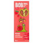 Bob Snail Roll Snack with fruit, apple, strawberry, 30 g Bob Snail Roll Snack with fruit, apple, strawberry, 30 g