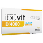 Ibuvit D3 4000 + K2 MK-7 Omega 3, 30 soft capsules Ibuvit D3 4000 + K2 MK-7 Omega 3, 30 soft capsules