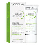 Fluid hidratant matifiant Bioderma Sébium Mat Control, ten gras și mixt, 30 ml, Naos