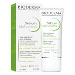 Fluid hidratant matifiant Bioderma Sébium Mat Control, ten gras și mixt, 30 ml, Naos Fluid hidratant matifiant Bioderma Sébium Mat Control, ten gras și mixt, 30 ml, Naos