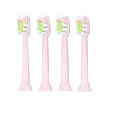 Vitammy replacement tips for Symphony sonic toothbrush, pink, 4 pieces