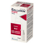 Ballamin Forte, vitamin B12 500 µg, oral spray, 15 ml Ballamin Forte, vitamin B12 500 µg, oral spray, 15 ml