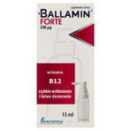 Ballamin Forte, vitamin B12 500 µg, oral spray, 15 ml Ballamin Forte, vitamin B12 500 µg, oral spray, 15 ml