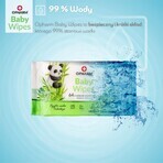 Opharm Baby Wipes, wet wipes, 99% water, 64 pieces Opharm Baby Wipes, wet wipes, 99% water, 64 pieces