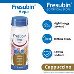 Fresubin Hepa Drink, nutritional preparation, cappuccino flavor, 4 x 200 ml Fresubin Hepa Drink, nutritional preparation, cappuccino flavor, 4 x 200 ml
