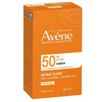 Avene Ultra Fluid Invisible Invisible Facial Sunscreen Sensitive Skin SPF 50+ 50ml Avene Ultra Fluid Invisible Invisible Facial Sunscreen Sensitive Skin SPF 50+ 50ml