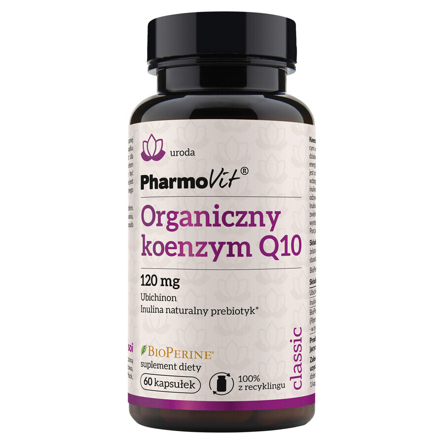 PharmoVit Coenzima Q10 organică 120 mg, 60 capsule
