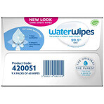 WaterWipes Bio, vochtige doekjes, water, vanaf de geboorte, 9 x 60 stuks WaterWipes Bio, vochtige doekjes, water, vanaf de geboorte, 9 x 60 stuks