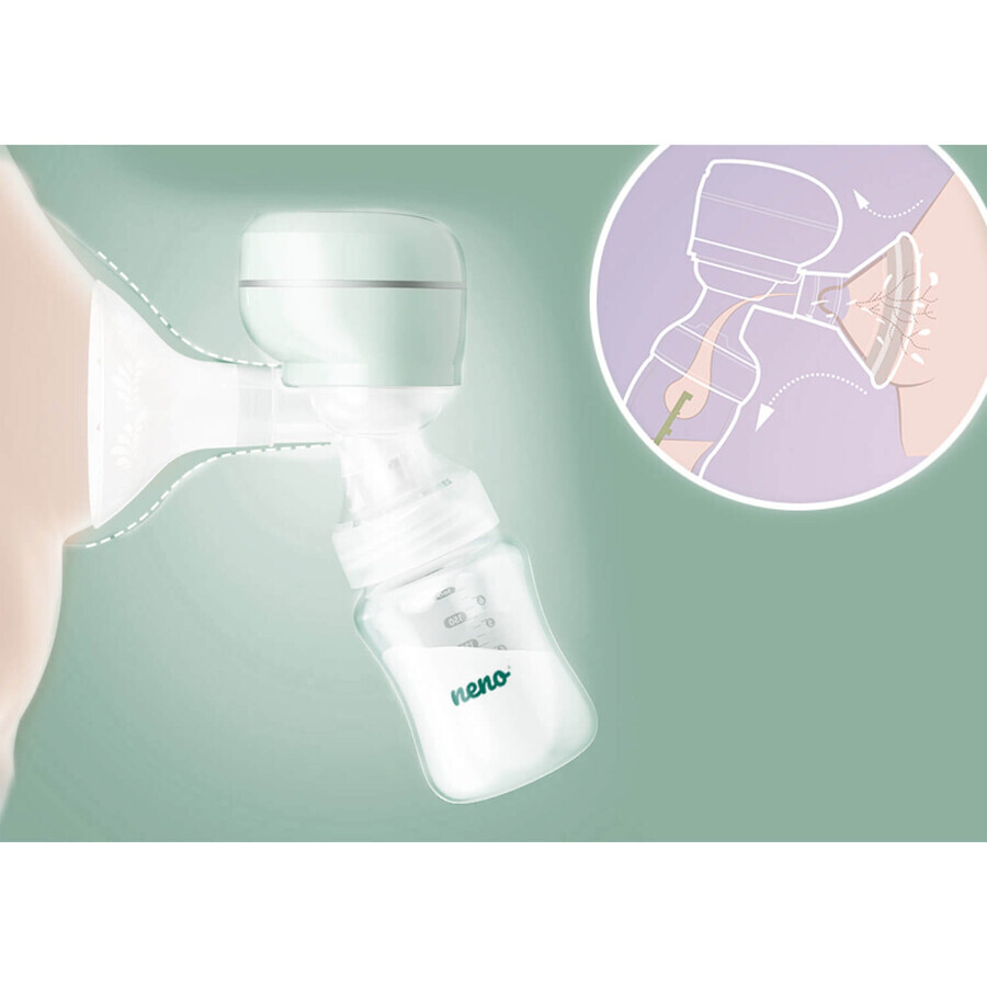 Neno Uno, single, biphasic, portable electronic breast pump