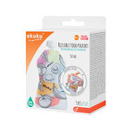 AKUKU, bustine alimentari riutilizzabili, A0056, 5 x 150 ml AKUKU, bustine alimentari riutilizzabili, A0056, 5 x 150 ml