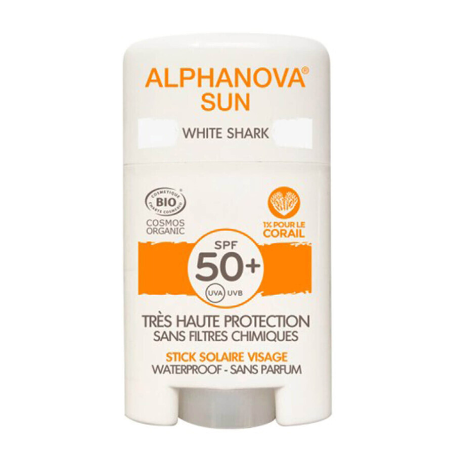 Shop Alphanova Sun White Shark, Sonnenschutzstift, SPF 50+, 12 g Alphanova Sun White Shark, Sonnenschutzstift, SPF 50+, 12 g