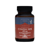 TerraNova Chaga 100% 500 mg, 50 vegetarian capsules