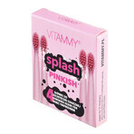 Vitammy Splash sonic toothbrush tips for children, pink, from 8 years, 4 pieces Vitammy Splash sonic toothbrush tips for children, pink, from 8 years, 4 pieces