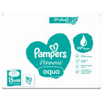Pampers Harmonie Aqua, wet wipes, 15 x 48 pcs Pampers Harmonie Aqua, wet wipes, 15 x 48 pcs
