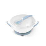 BabyOno, bowl with suction cup and spoon, 1063/05, for babies and children, 300 ml, 1 pc BabyOno, bowl with suction cup and spoon, 1063/05, for babies and children, 300 ml, 1 pc