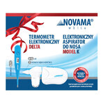 Novama White K Set, elektronischer Nasensauger für Kinder + Delta, elektronisches Thermometer Novama White K Set, elektronischer Nasensauger für Kinder + Delta, elektronisches Thermometer